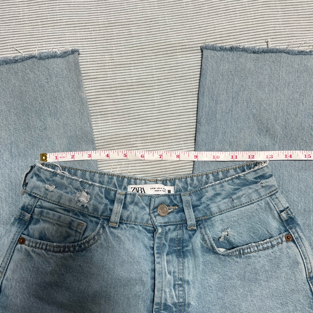 Zara Light Blue Denim Jeans - Picture 9 of 11